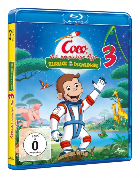 Coco, der neugierige Affe 3 - Zurück in den Dschungel (Blu-ray)