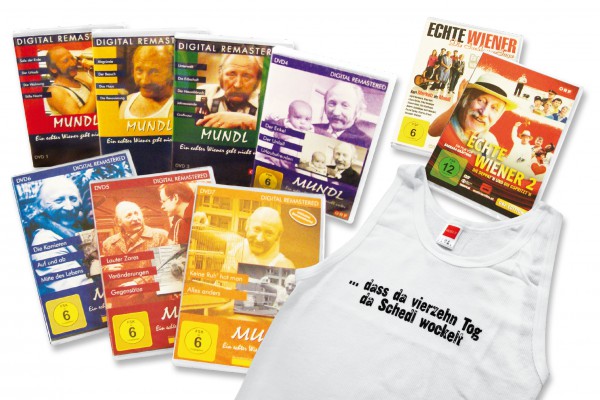 Mundl - Komplettbox (Ein echter Wiener geht nicht unter Teil 1-7 + Filme Echte Wiener 1&2) (9 DVD´s)