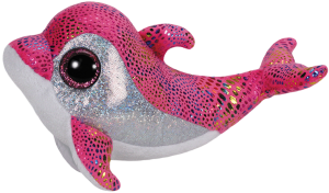 Beanie Boos Glubschi - Sparkles, Delfin pink (ca.15cm)
