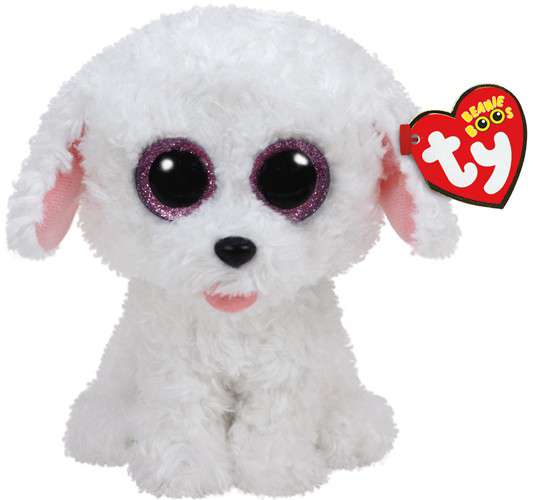 Beanie Boos Glubschi Pippie, Hund,weiß (ca.15cm) Homezone24